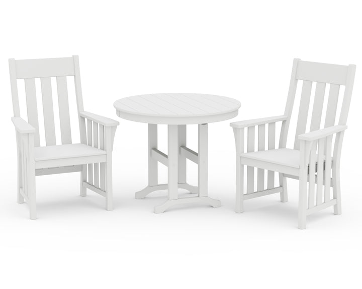 Martha Stewart by POLYWOOD® Acadia 3-Piece Farmhouse Dining Set