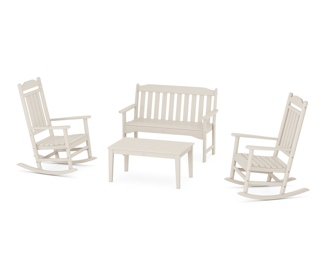 Country Living Cottage Legacy Rocking Chair 4-Piece Porch Set