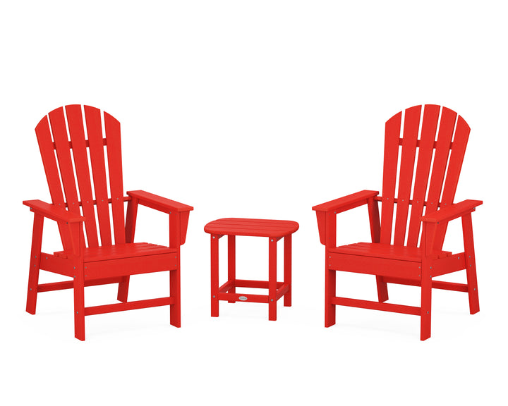 POLYWOOD® South Beach Casual Chair 3-Piece Set with 18" South Beach Side Table
