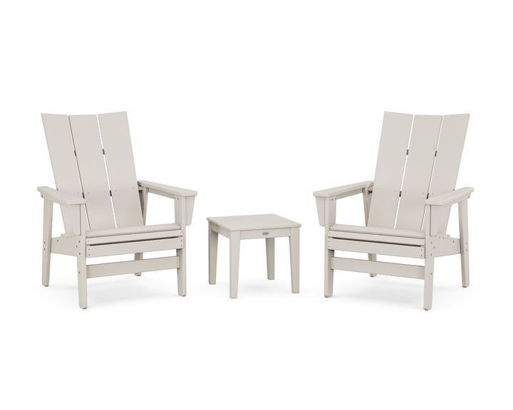 POLYWOOD® 3-Piece Modern Grand Upright Adirondack Set
