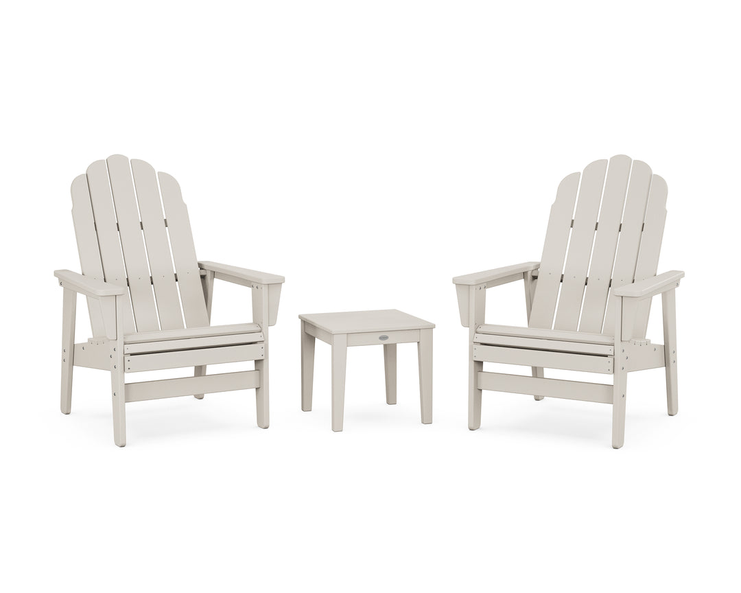 POLYWOOD® 3-Piece Vineyard Grand Upright Adirondack Set