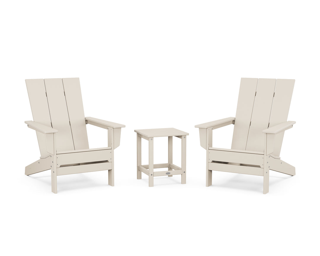 POLYWOOD® 3-Piece Modern Studio Adirondack Set