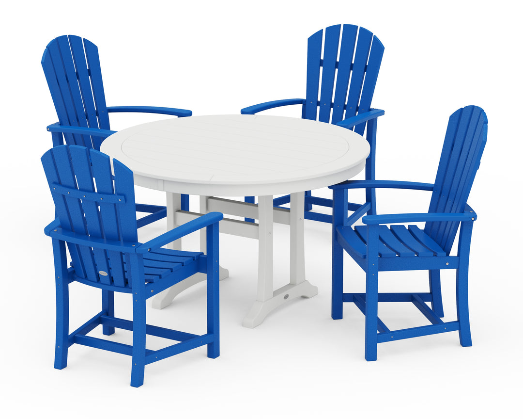 POLYWOOD® Palm Coast 5-Piece Round Dining Set
