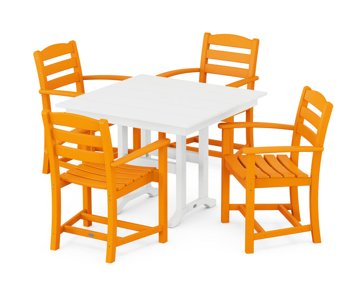 POLYWOOD® La Casa Café 5-Piece Farmhouse Dining Set