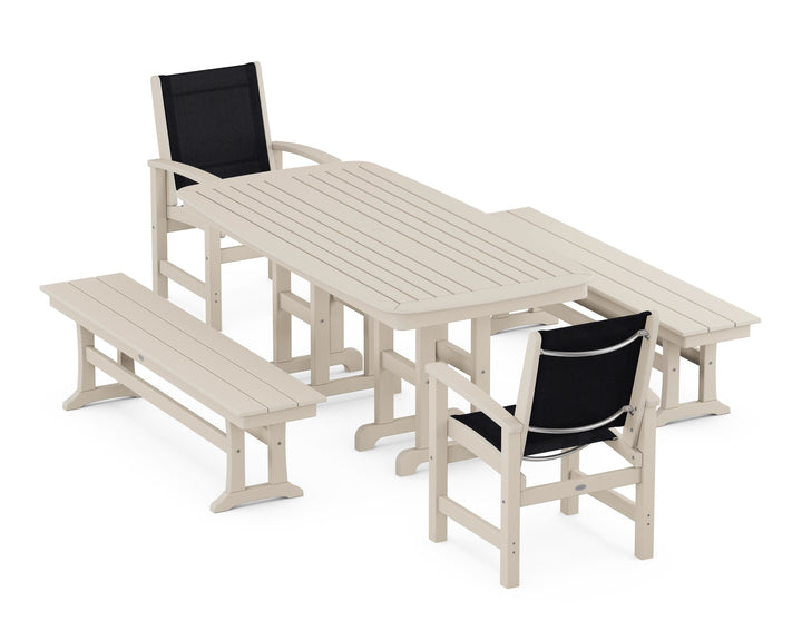 POLYWOOD® Coastal 5-Piece Dining Set