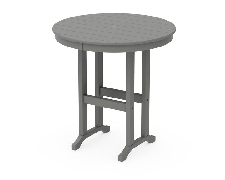 POLYWOOD® 36" Round Farmhouse Counter Table