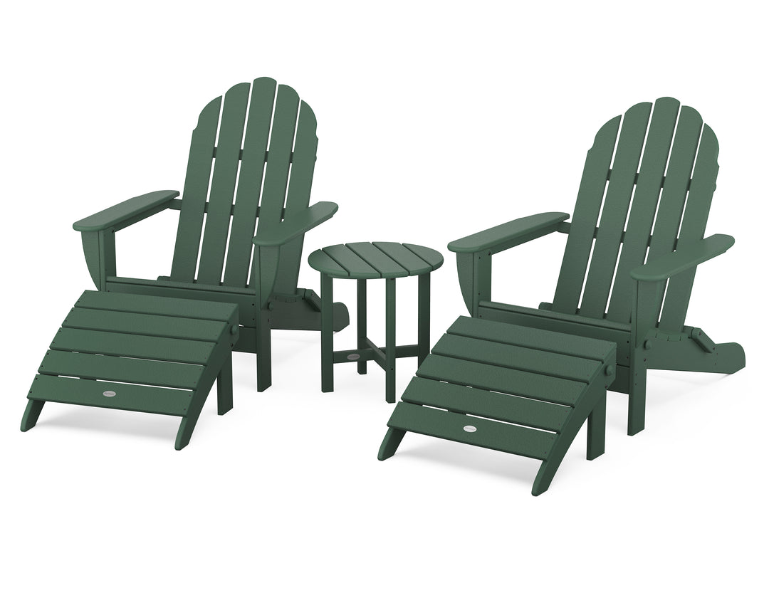 POLYWOOD® Classic Oversized Adirondack 5-Piece Casual Set