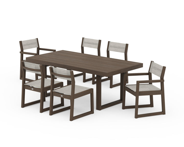 POLYWOOD® EDGE Sling 7-Piece Dining Set