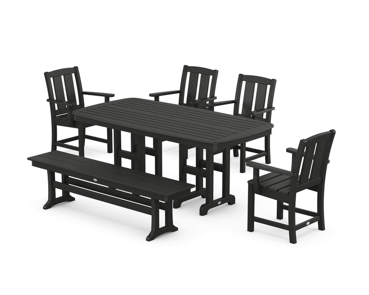 POLYWOOD® Mission 6-Piece Dining Set with Bench