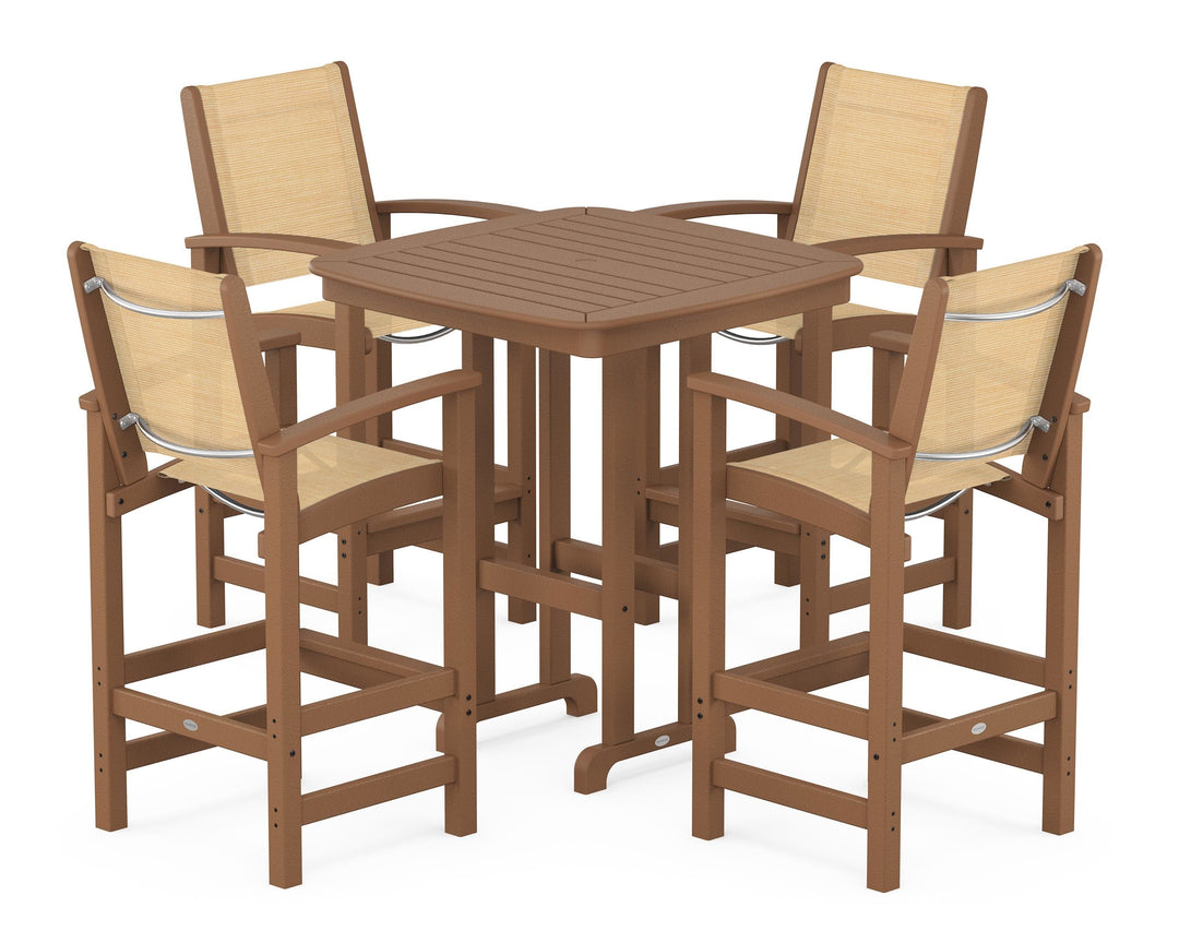 POLYWOOD® Coastal 5-Piece Bar Set