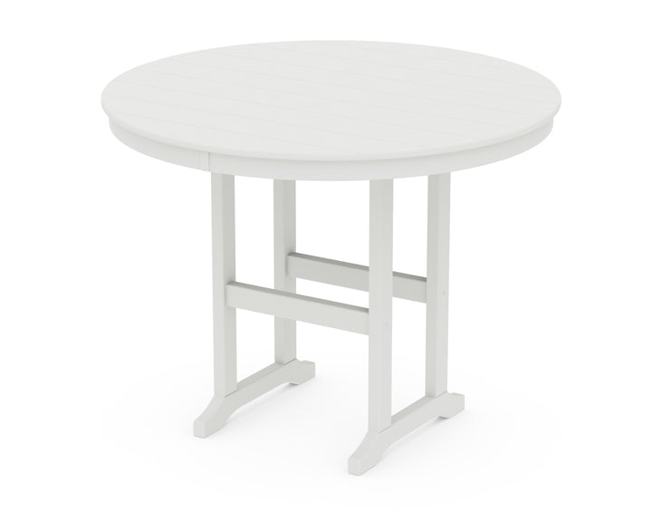POLYWOOD® 48" Round Farmhouse Counter Table