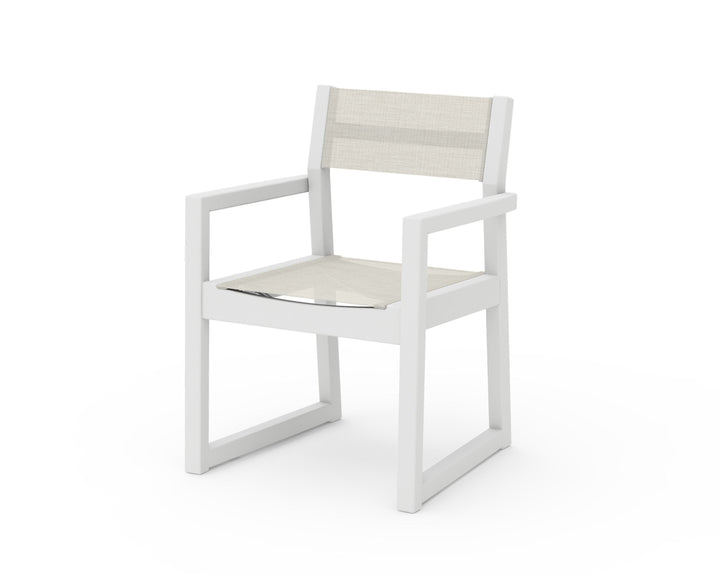 POLYWOOD® EDGE Sling Dining Arm Chair