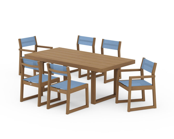 POLYWOOD® EDGE Sling 7-Piece Dining Set
