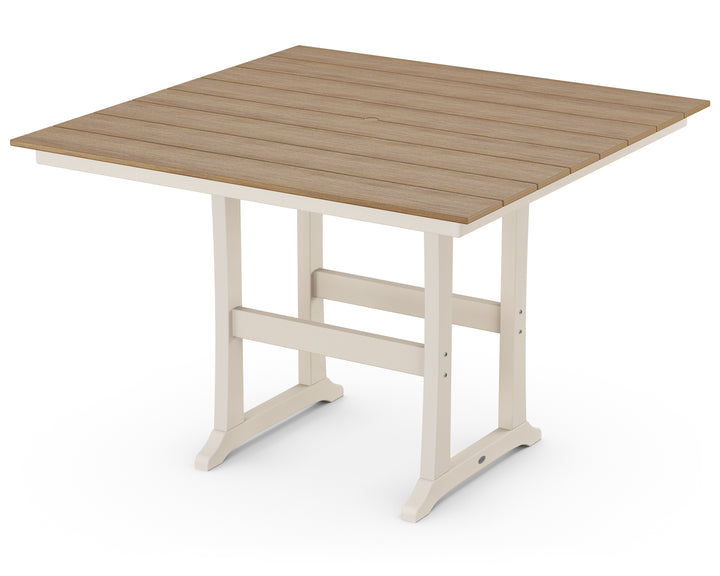 POLYWOOD® Farmhouse Trestle 59" Bar Table