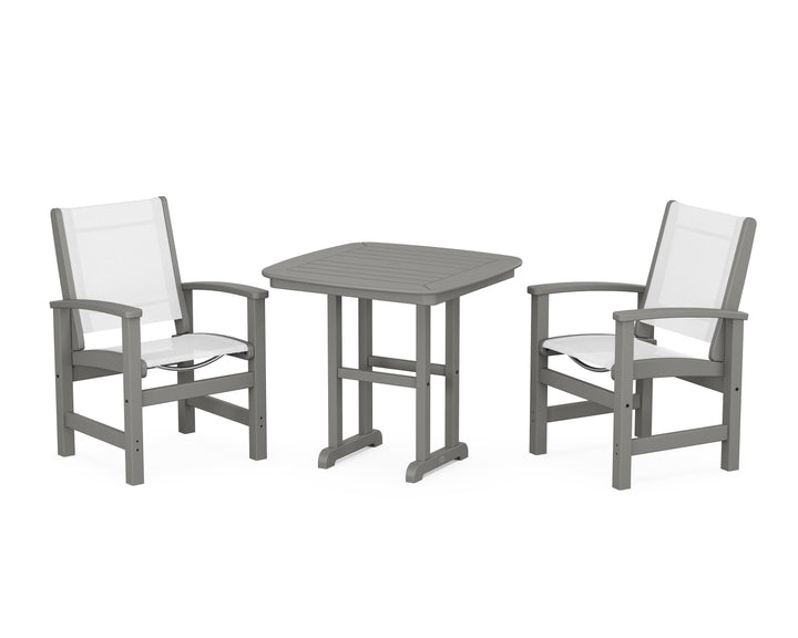 POLYWOOD® Coastal 3-Piece Dining Set