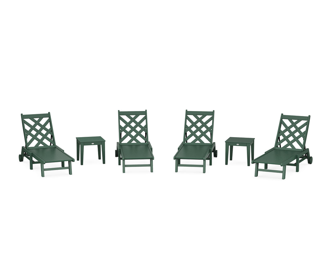 Country Living Wovendale 6-Piece Chaise Set with Wheels