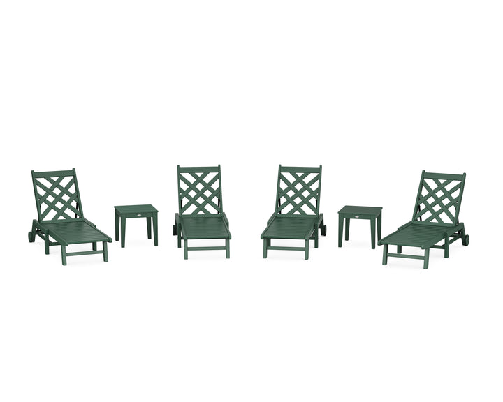 Country Living Wovendale 6-Piece Chaise Set with Wheels