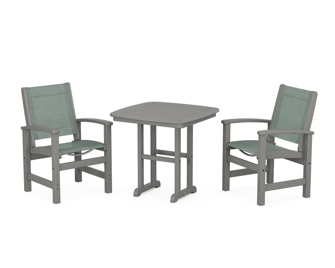 POLYWOOD® Coastal 3-Piece Dining Set