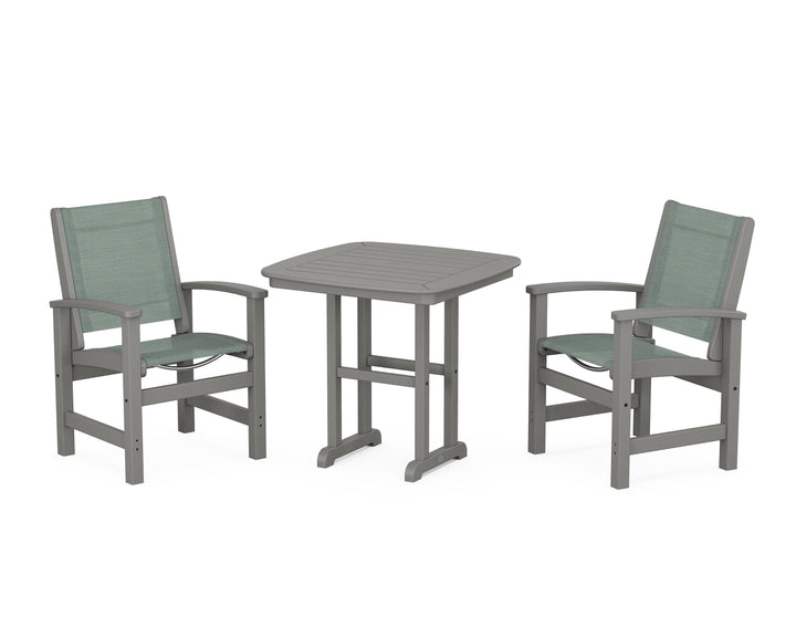 POLYWOOD® Coastal 3-Piece Dining Set