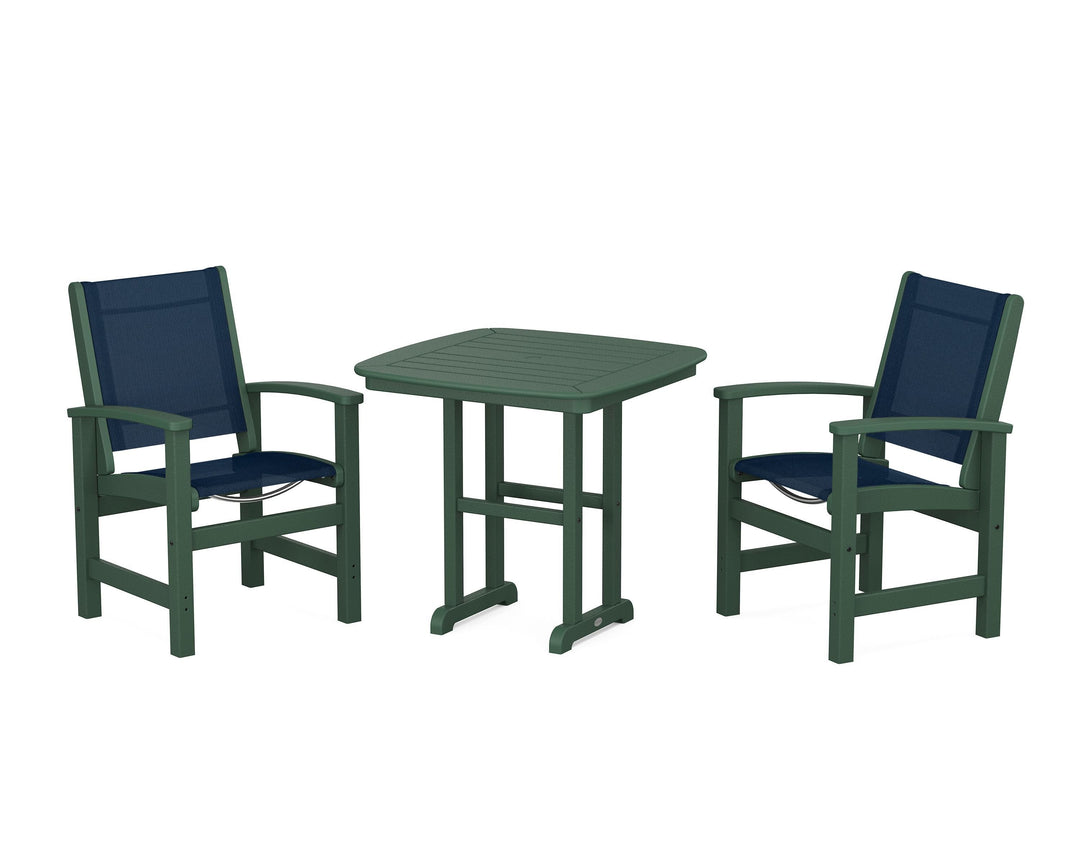 POLYWOOD® Coastal 3-Piece Dining Set