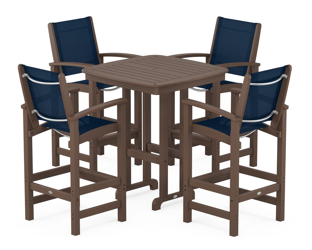 POLYWOOD® Coastal 5-Piece Bar Set