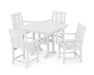 Mission 5-Piece Farmhouse Dining Set