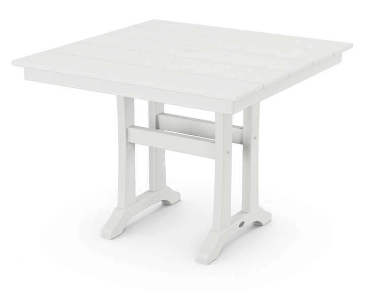POLYWOOD® Farmhouse Trestle 37" Dining Table