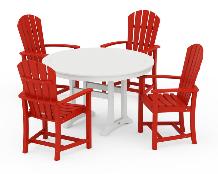 POLYWOOD® Palm Coast 5-Piece Round Dining Set
