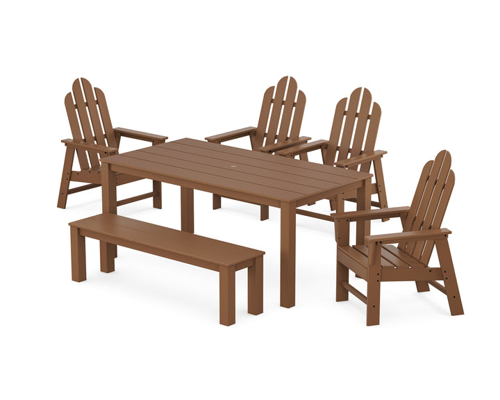 POLYWOOD® Long Island 6-Piece Parsons Dining Set with Bench