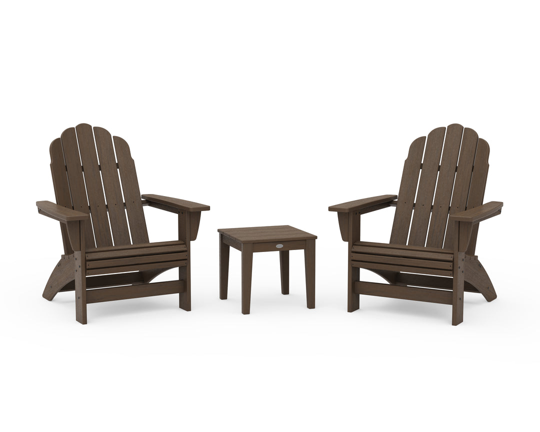 POLYWOOD® 3-Piece Vineyard Grand Adirondack Set