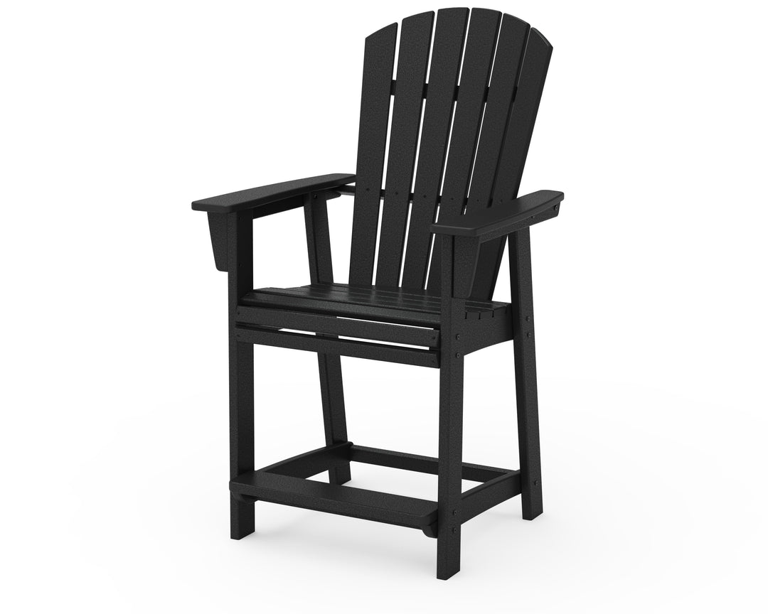 POLYWOOD® Nautical Curveback Adirondack Counter Chair