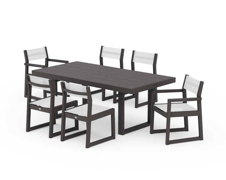 POLYWOOD® EDGE Sling 7-Piece Dining Set