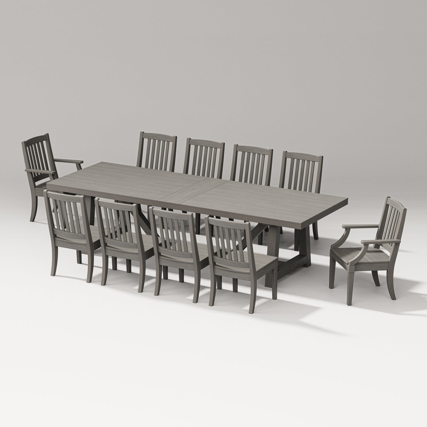 Estate 11-Piece A-Frame Table Dining Set