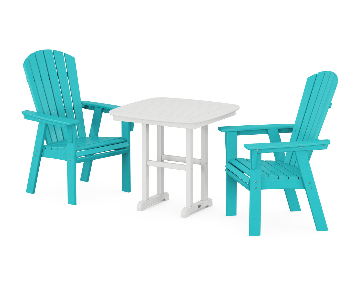 Nautical Adirondack 3-Piece Dining Set