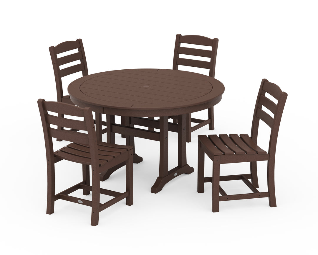 POLYWOOD® La Casa Café 5-Piece Side Chair Dining Set