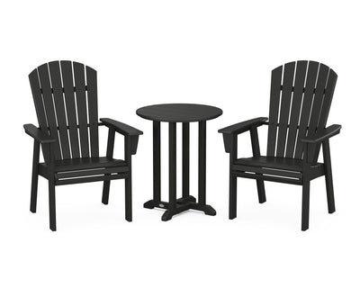 Nautical Adirondack 3-Piece Round Bistro Dining Set