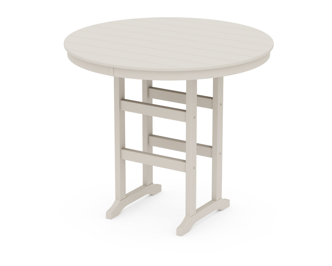 POLYWOOD® 48" Round Farmhouse Bar Table