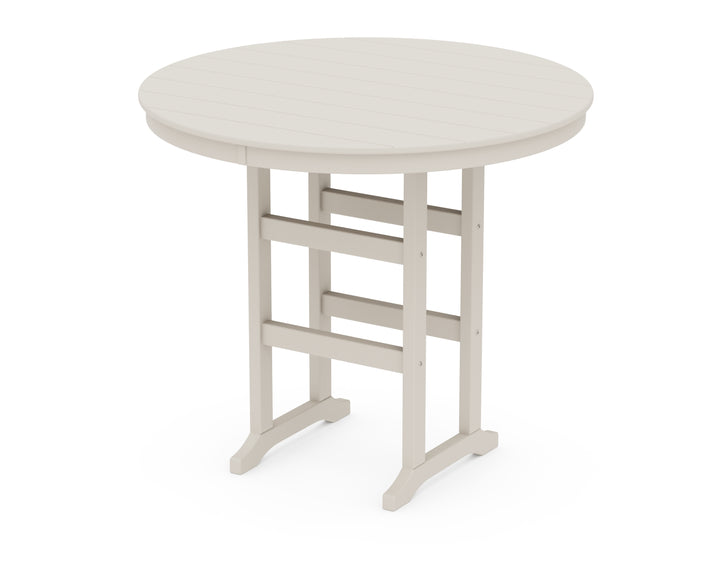 POLYWOOD® 48" Round Farmhouse Bar Table