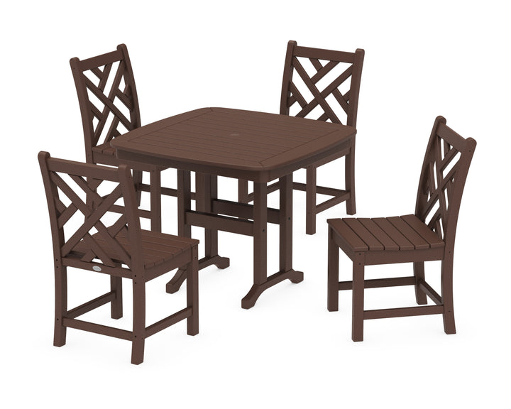 POLYWOOD® Chippendale 5-Piece Side Chair Dining Set