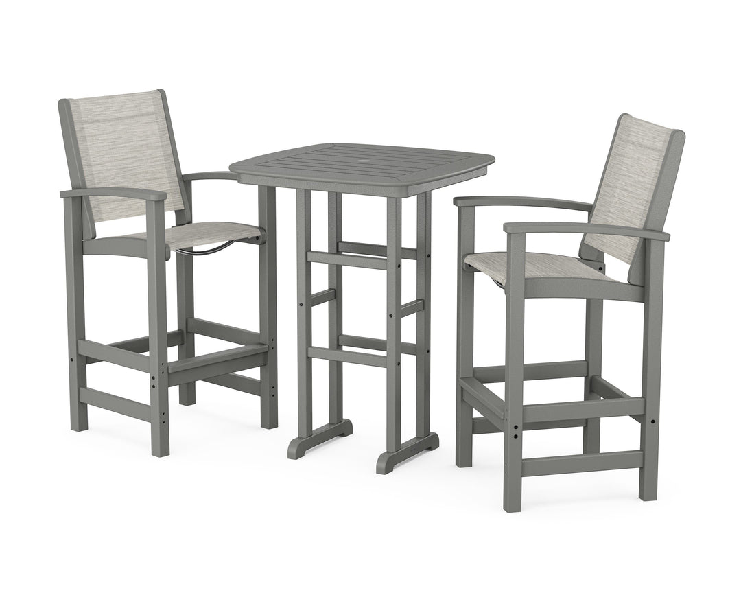 POLYWOOD® Coastal 3-Piece Bar Set