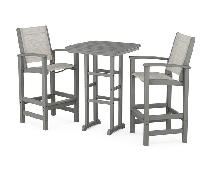 POLYWOOD® Coastal 3-Piece Bar Set