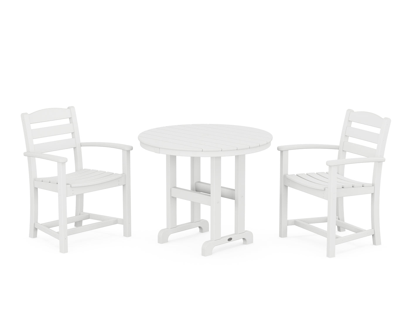 La Casa CafŽ 3-Piece Round Dining Set