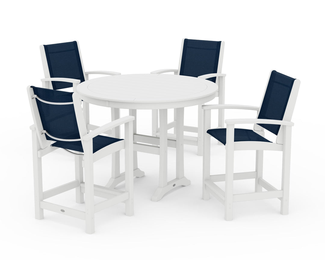POLYWOOD® Coastal 5-Piece Counter Set