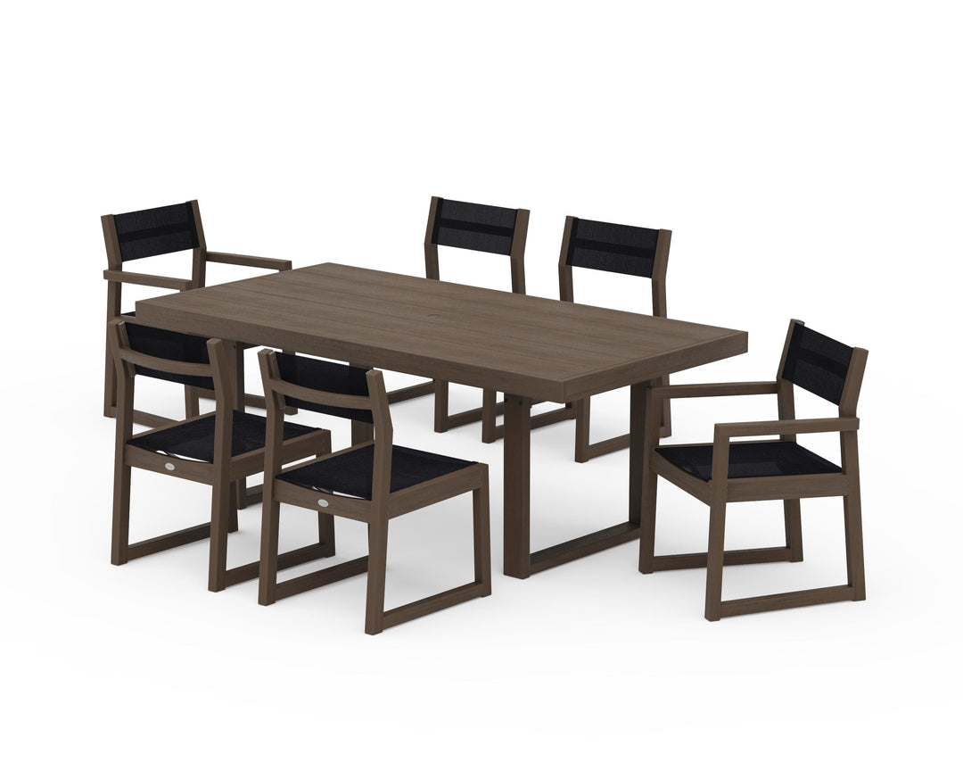 POLYWOOD® EDGE Sling 7-Piece Dining Set