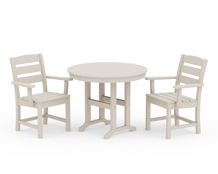 POLYWOOD® Lakeside 3-Piece Round Dining Set