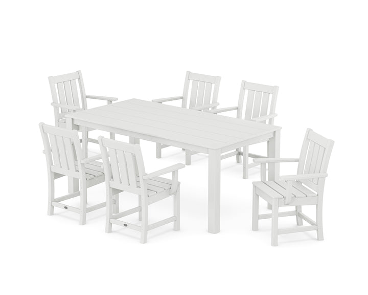 POLYWOOD® Oxford Arm Chair 7-Piece Parsons Dining Set