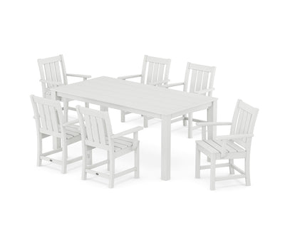 Oxford Arm Chair 7-Piece Parsons Dining Set