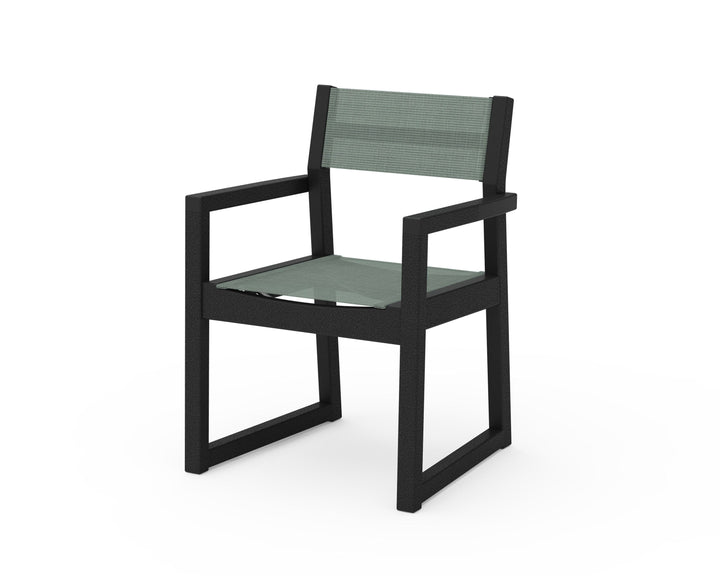 POLYWOOD® EDGE Sling Dining Arm Chair