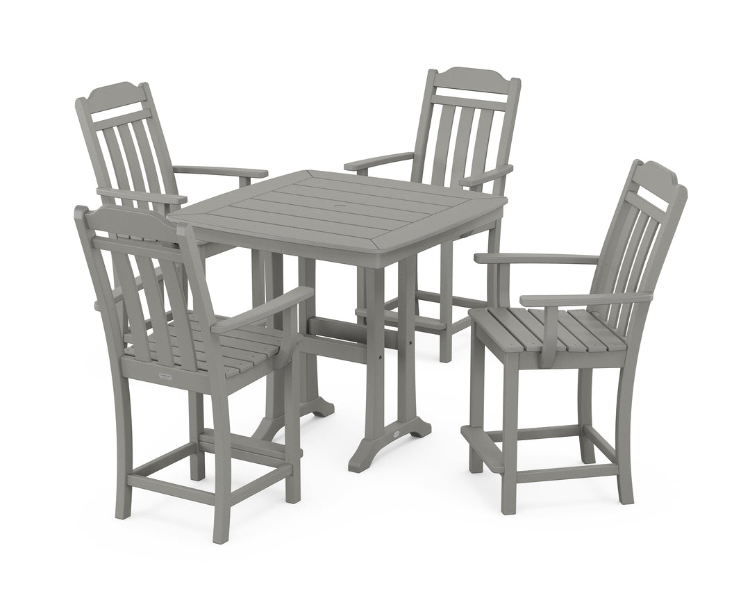 Country Living Cottage 5-Piece Counter Set with Trestle Legs