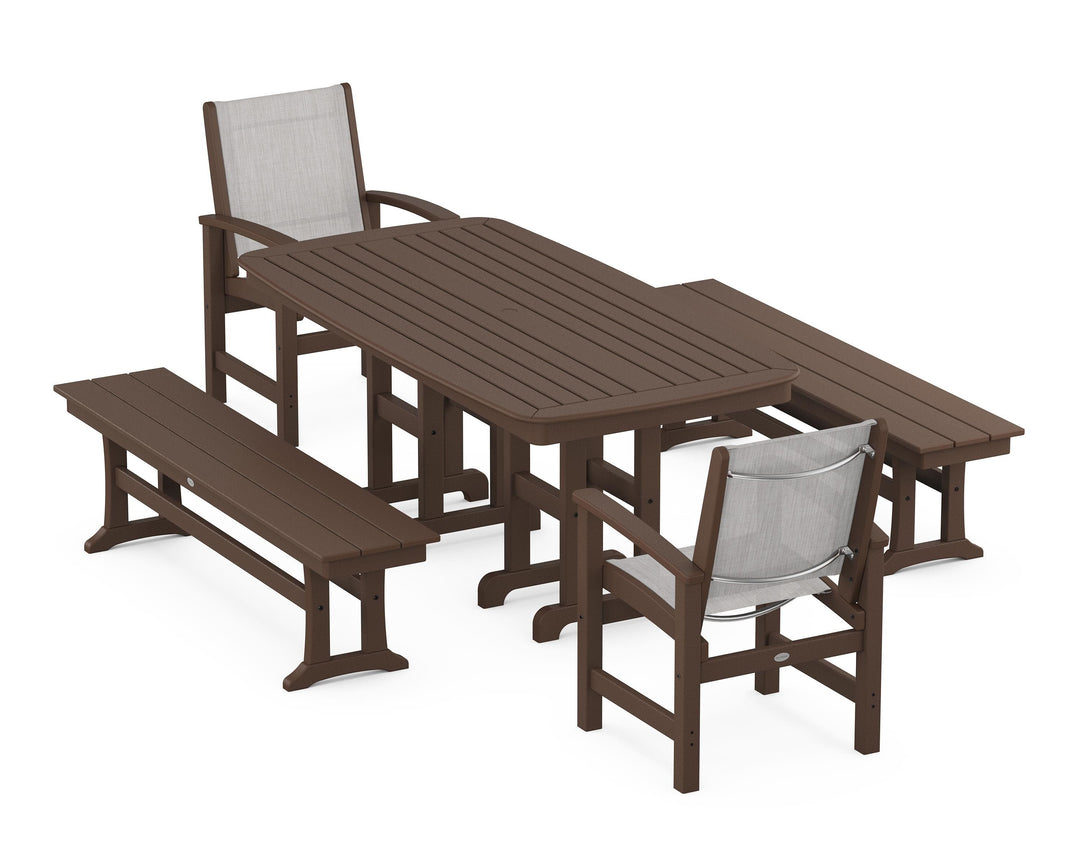 POLYWOOD® Coastal 5-Piece Dining Set